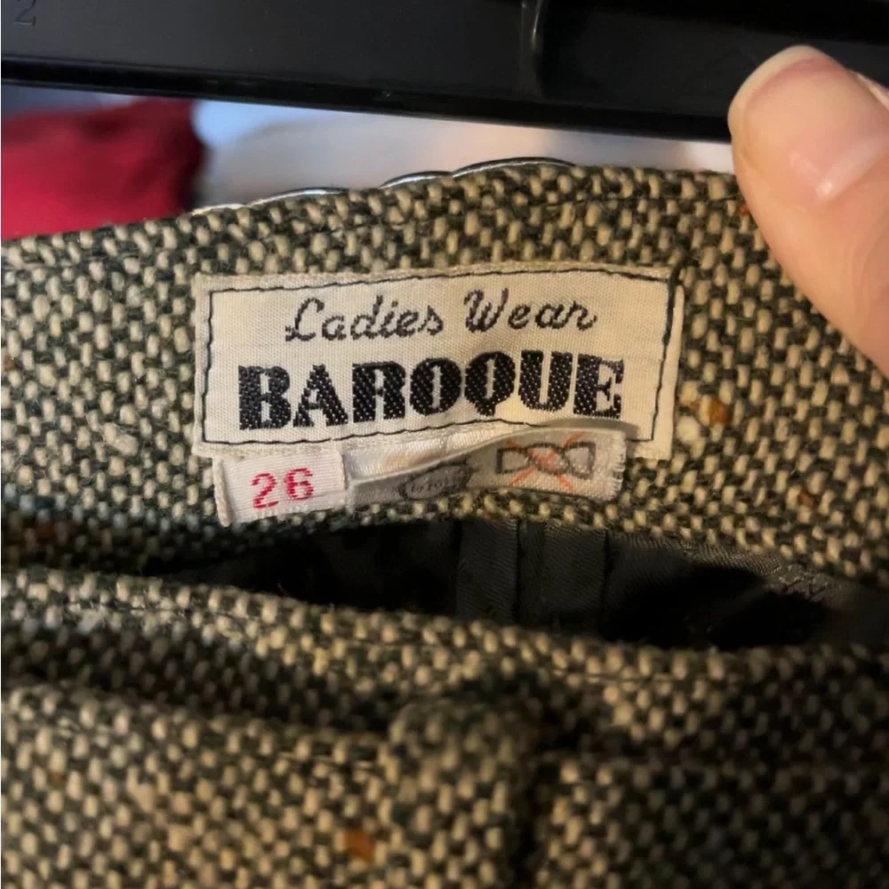 Vintage Wool Tweed Pencil Skirt - Picture 2 of 8